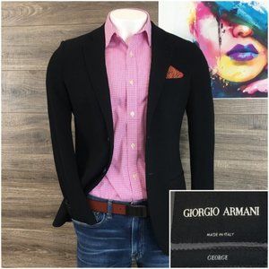 Giorgio Armani Mens Slim Sport Coat Blazer 40R
